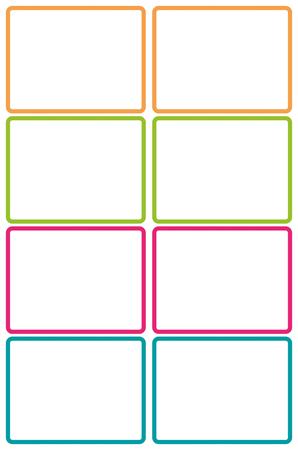 Címke, műanyag, iskolai, 46x33 mm, kézzel írható, AVERY ZWECKFORM, színes, 16 címke/csomag